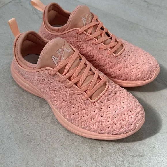 APL TechLoom Phantom Sneakers – Neon Coral (Size 7.5) *Limited Edition Color!* - Picture 6 of 9